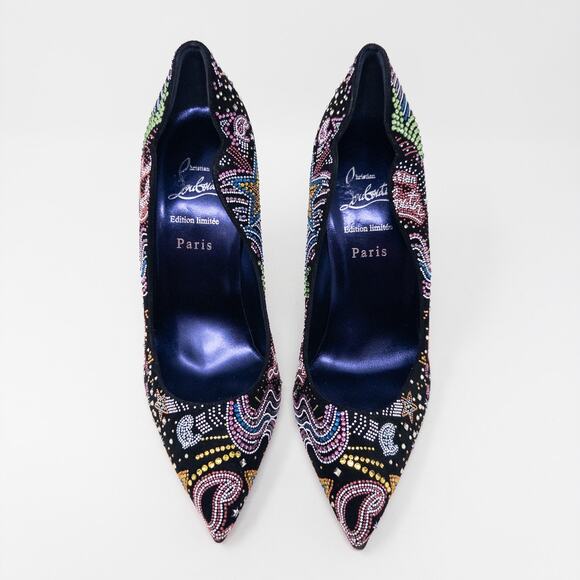 Christian Louboutin Hot Chick Starlight Crystal Viva Las Vegas 38 EU - Picture 2 of 7